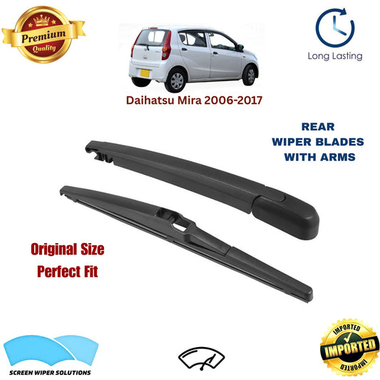 Daihatsu Mira 2006-2017 Rear Wiper Blade with Arm in Pakistan