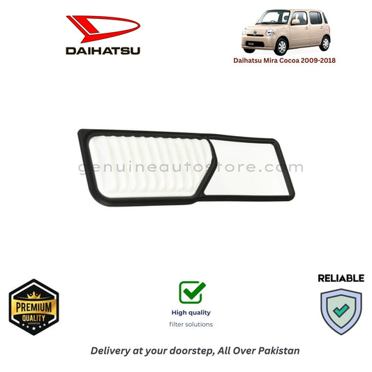 Daihatsu Mira Cocoa 2009-2018  Air Filter Premium Quality in Pakistan, 100% Genuine, Reliable, Best Price, Cash on Delivery 