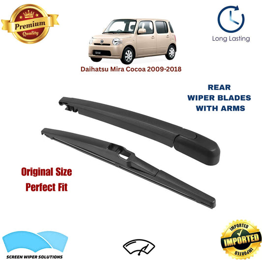 Daihatsu Mira Cocoa 2009-2018 Rear Wiper Blade with Arm in Pakistan