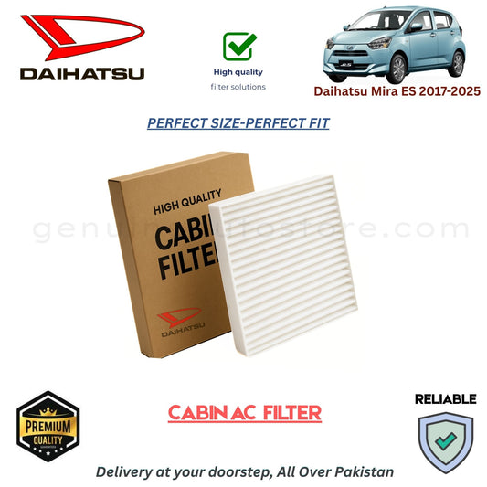 Daihatsu Mira ES 2017-2025 CABIN AC FILTER in Pakistan. 100% Genuine, Reliable, Best Price, Cash on Delivery Available  