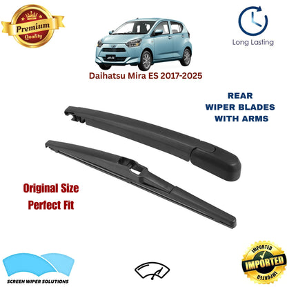 Daihatsu Mira ES 2017-2025 Rear Wiper Blade with Arm in Pakistan