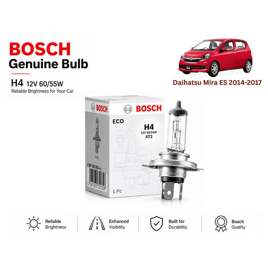 Daihatsu Mira Es 2014-2017 Headlight Bulb Bosch in Pakistan