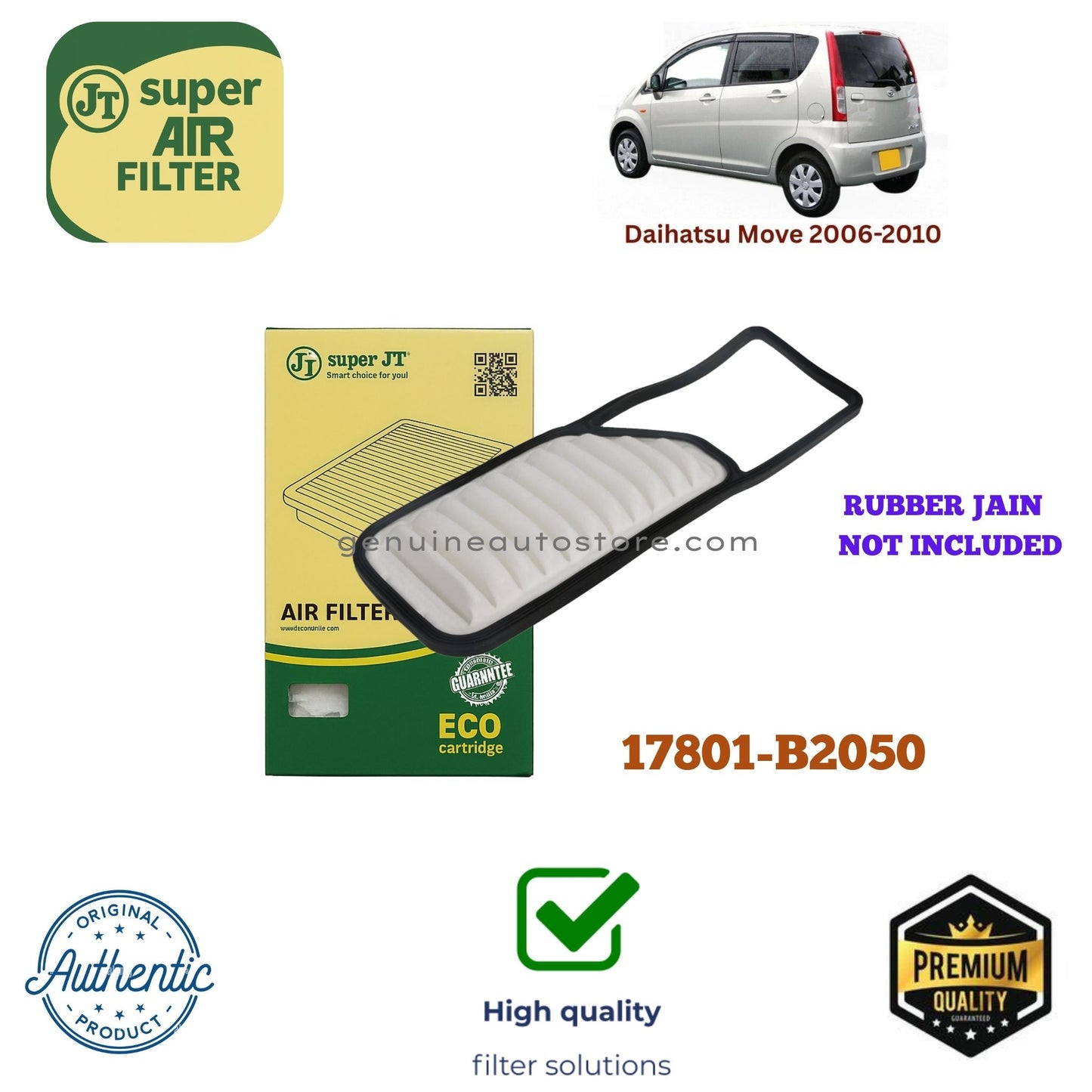 Daihatsu Move 2006-2010 Air Filter Super JT 17801-B2050 in Pakistan