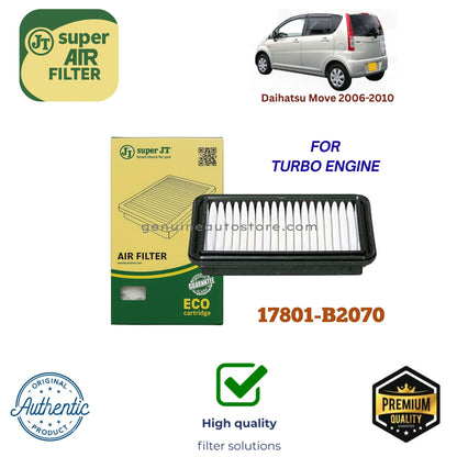 Daihatsu Move 2006-2010 Air Filter Super JT 17801-B2070 in Pakistan