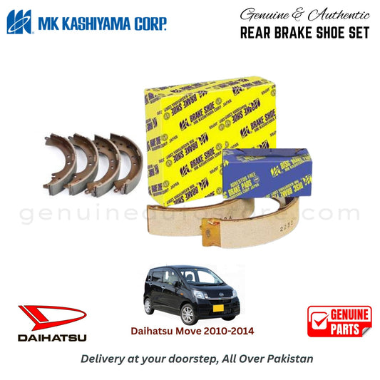 Daihatsu Move 2010-2014 MK JAPAN REAR BRAKE SHOE SET in Pakistan. 100% Genuine, Reliable, Best Price, Cash on Delivery Available