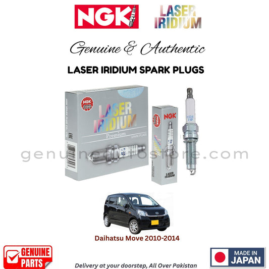 Daihatsu Move 2010-2014 NGK LASER IRIDIUM SPARK PLUGS in Pakistan. 100% Genuine, Reliable, Best Price, Cash on Delivery Available