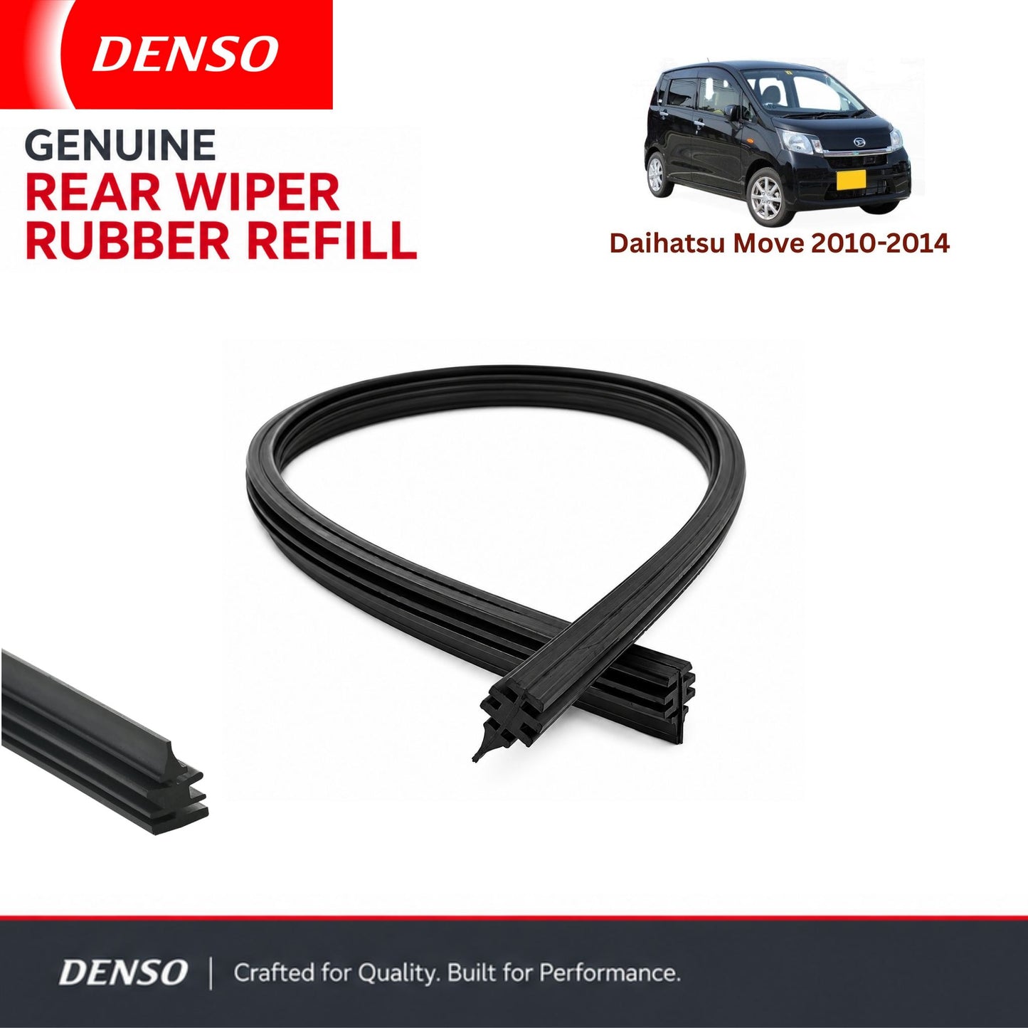 Denso Genuine rear wiper rubber for Daihatsu Move 2010-2014