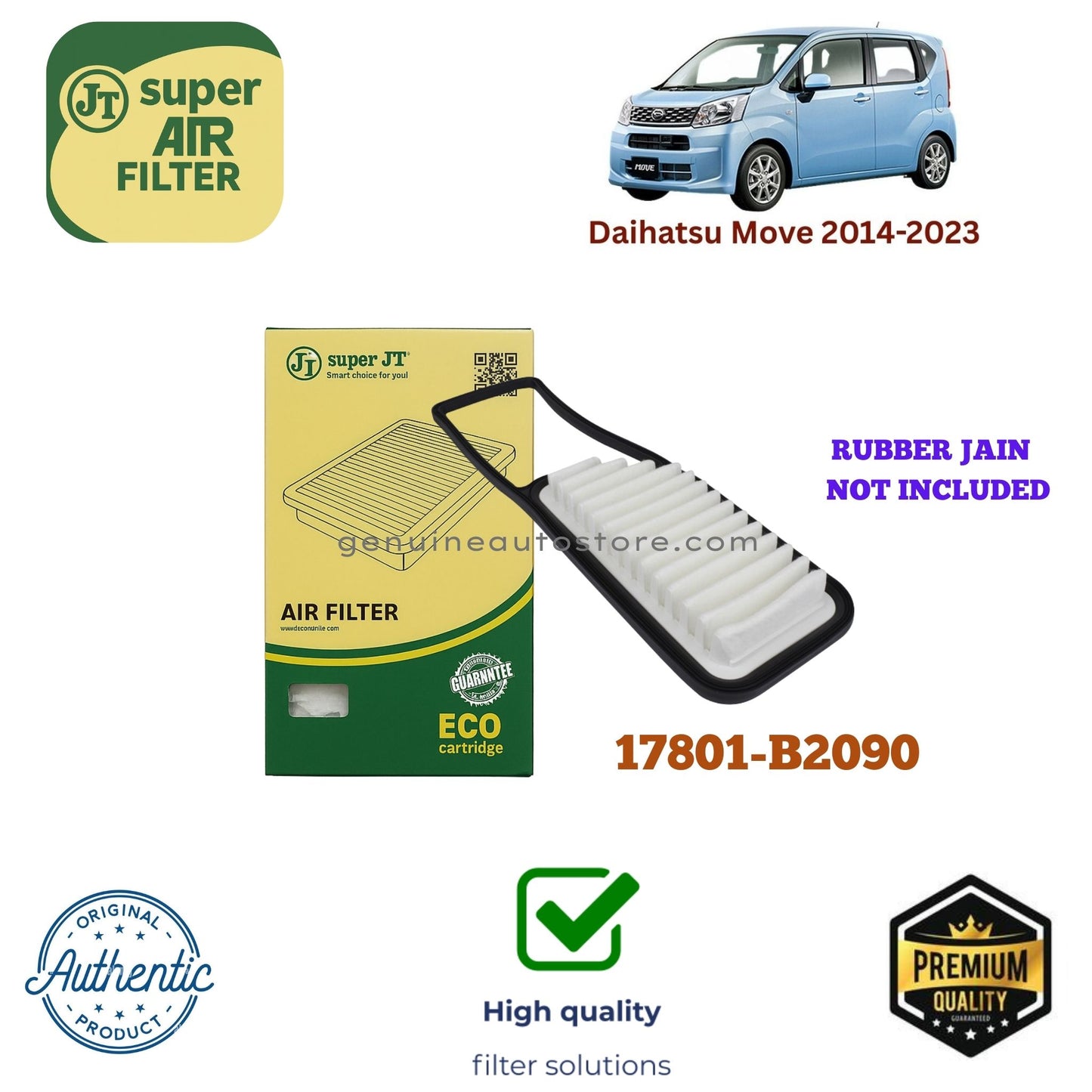 Daihatsu Move 2014-2023 Air Filter Super JT 17801-B2090 in Pakistan