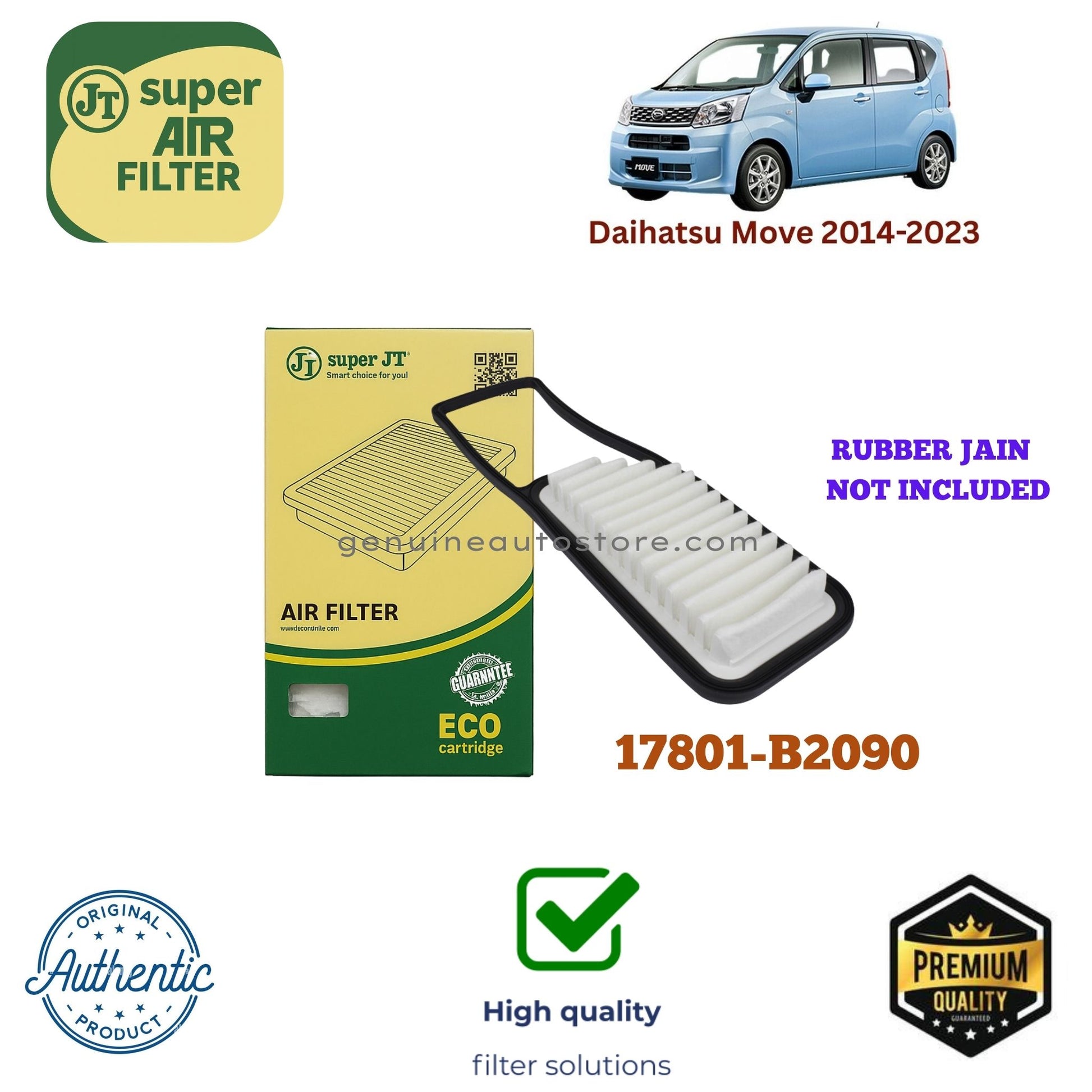 Daihatsu Move 2014-2023 Air Filter Super JT 17801-B2090 in Pakistan