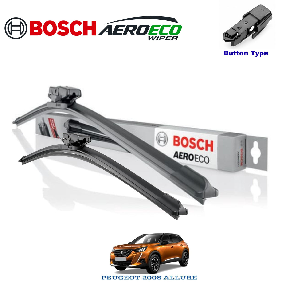 Bosch Genuine front wiper set for Daihatsu Move 2014-2023