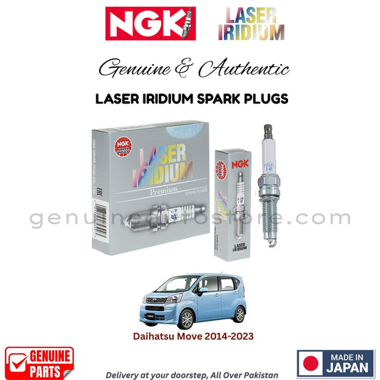 Daihatsu Move 2014-2023 NGK LASER IRIDIUM SPARK PLUGS in Pakistan. 100% Genuine, Reliable, Best Price, Cash on Delivery Available