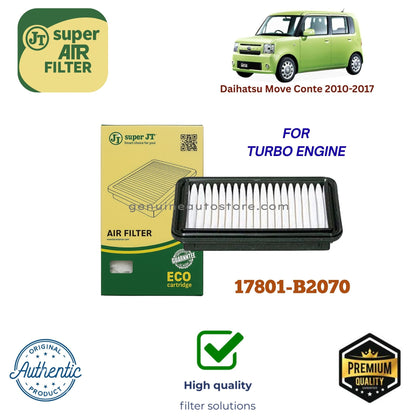 Daihatsu Move Conte 2010-2017 Air Filter Super JT 17801-B2070 in Pakistan