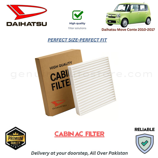 Daihatsu Move Conte 2010-2017 CABIN AC FILTER in Pakistan. 100% Genuine, Reliable, Best Price, Cash on Delivery Available  