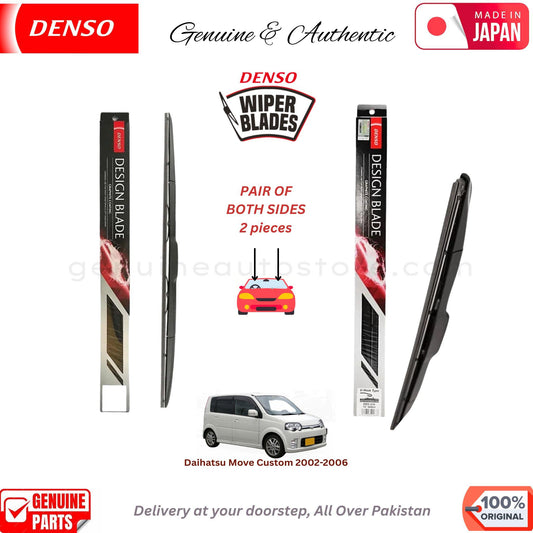 Daihatsu Move Custom 2002-2006 DENSO JAPAN WIPER BLADE SET in Pakistan. 100% Genuine, Original, Best Price, Cash on Delivery Available
