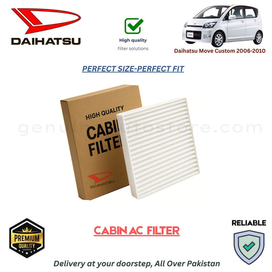 Daihatsu Move Custom 2006-2010 CABIN AC FILTER in Pakistan. 100% Genuine, Reliable, Best Price, Cash on Delivery Available  