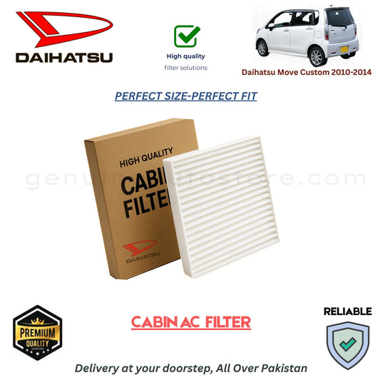 Daihatsu Move Custom 2010-2014 CABIN AC FILTER in Pakistan. 100% Genuine, Reliable, Best Price, Cash on Delivery Available  