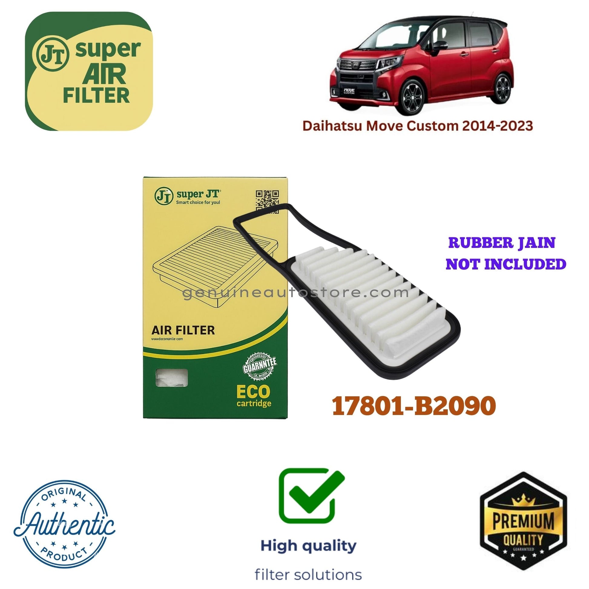 Daihatsu Move Custom 2014-2023 Air Filter Super JT 17801-B2090 in Pakistan