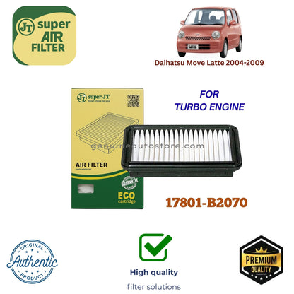 Daihatsu Move Latte 2004-2009 Air Filter Super JT 17801-B2070 in Pakistan