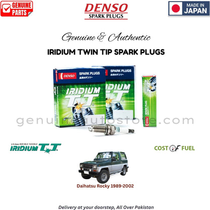 Daihatsu Rocky 1989-2002 DENSO IRIDIUM TWIN TIP SPARK PLUG in Pakistan, 100% Genuine, Reliable, Best Price, Cash on Delivery Available
