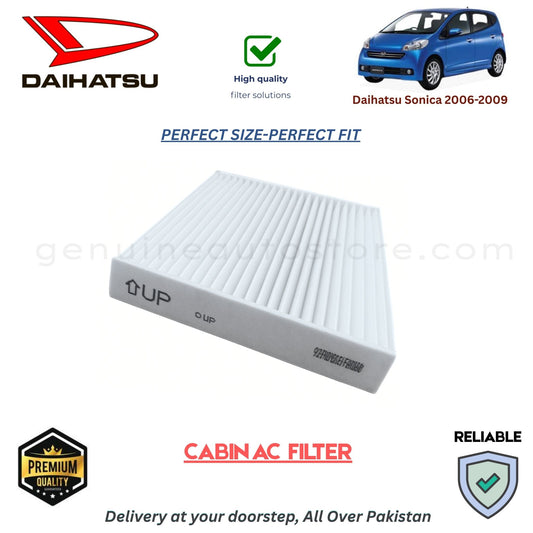 Daihatsu Sonica 2006-2009 CABIN AC FILTER in Pakistan. 100% Genuine, Reliable, Best Price, Cash on Delivery Available  