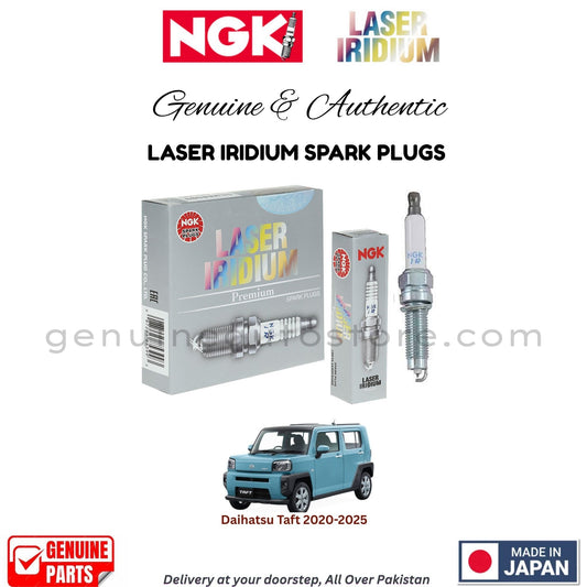 Daihatsu Taft 2020-2025 NGK LASER IRIDIUM SPARK PLUGS in Pakistan. 100% Genuine, Reliable, Best Price, Cash on Delivery Available