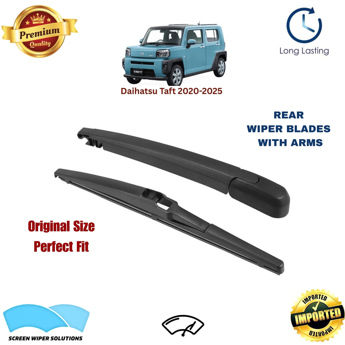 Daihatsu Taft 2020-2025 Rear Wiper Blade with Arm in Pakistan
