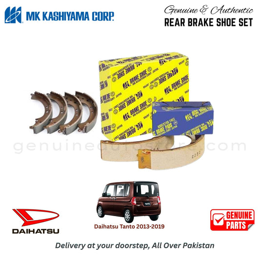 Daihatsu Tanto 2013-2019 MK JAPAN REAR BRAKE SHOE SET in Pakistan. 100% Genuine, Reliable, Best Price, Cash on Delivery Available
