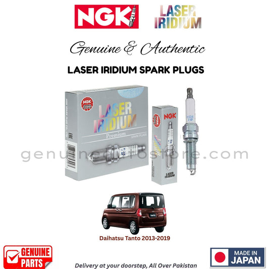 Daihatsu Tanto 2013-2019 NGK LASER IRIDIUM SPARK PLUGS in Pakistan. 100% Genuine, Reliable, Best Price, Cash on Delivery Available
