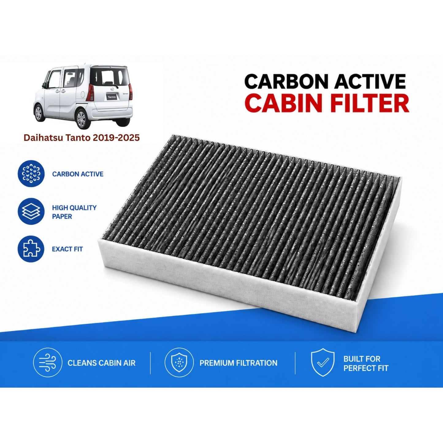 Daihatsu Tanto 2019-2025 Cabin Filter Carbon Active