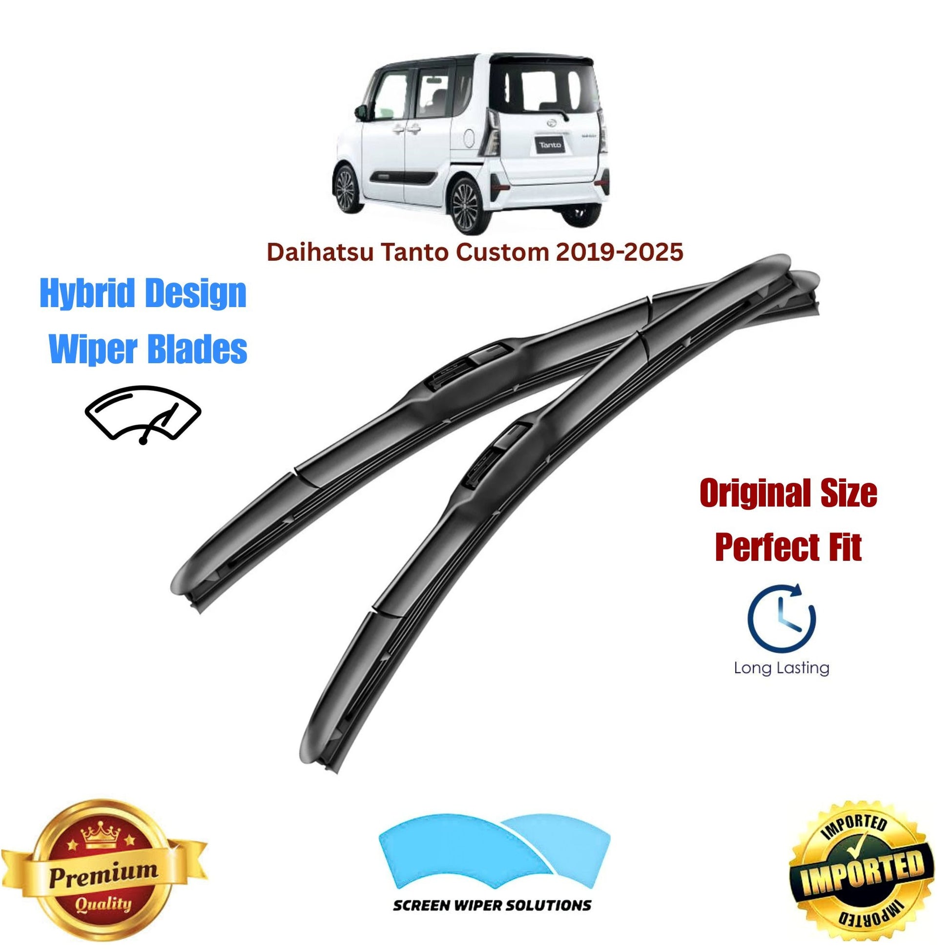 Daihatsu Tanto Custom 2019-2025 Aero_Soft_Wiper_Blade_Set_in_Pakistan