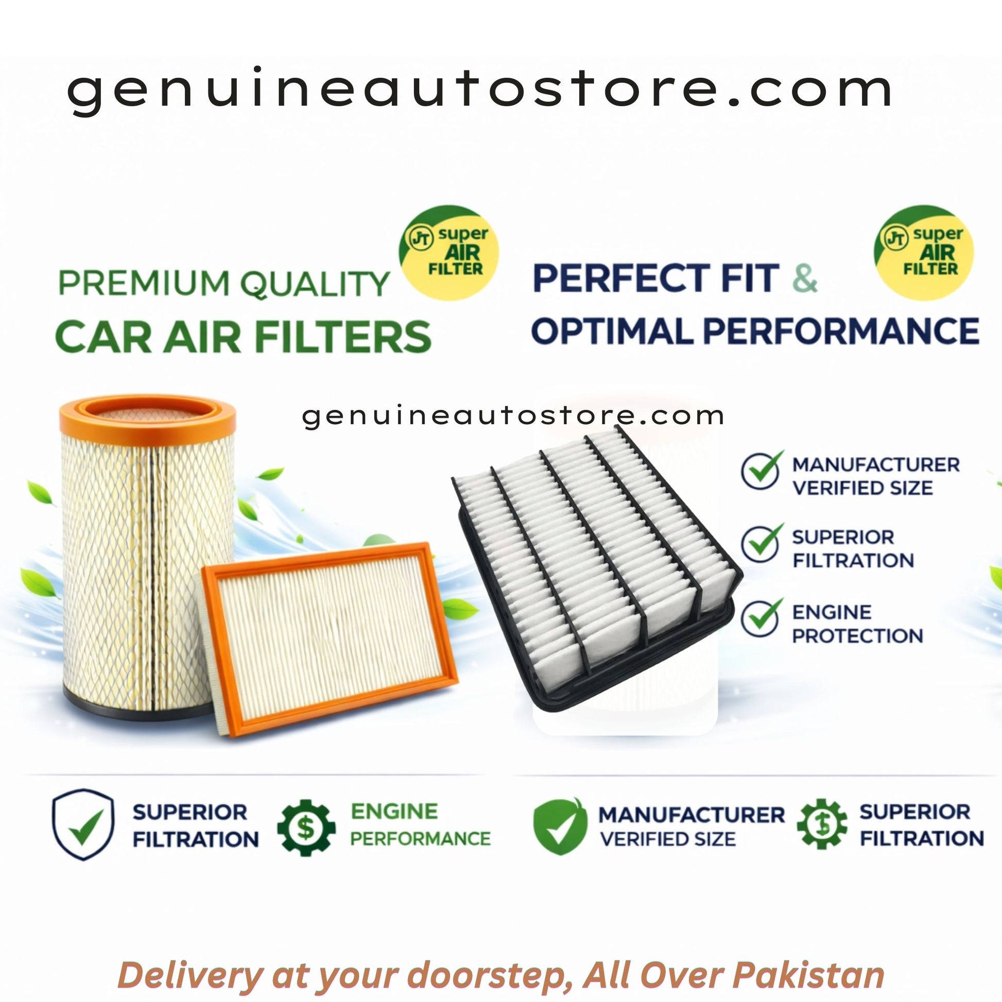Daihatsu Tanto Custom 2019-2025 Air Filter Super JT 17801-B1020 in Pakistan