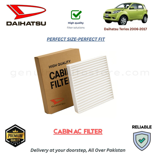 Daihatsu Terios 2006-2017 CABIN AC FILTER in Pakistan. 100% Genuine, Reliable, Best Price, Cash on Delivery Available 
