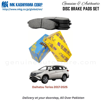 Daihatsu Terios 2017-2025  MK Japan  Front Brake Pads in Pakistan, 100% Genuine, Reliable, Best Price, Cash on Delivery Available
