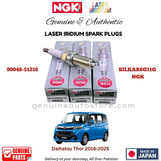 Daihatsu Thor 2016-2025_LASER_IRIDIUM_SPARK_PLUG_NGK_3_Pieces_in_pakistan