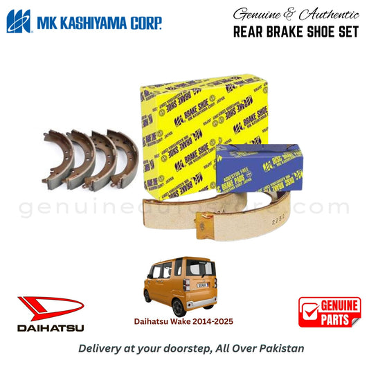 Daihatsu Wake 2014-2025 MK JAPAN REAR BRAKE SHOE SET in Pakistan. 100% Genuine, Reliable, Best Price, Cash on Delivery Available