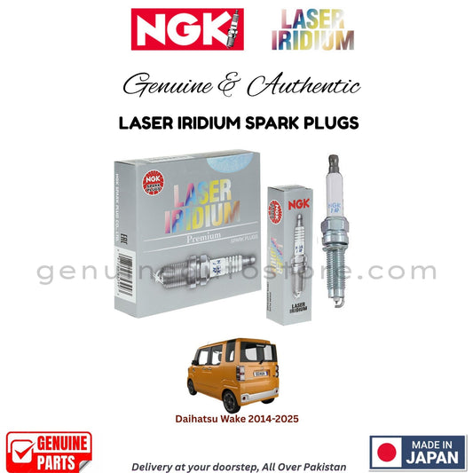 Daihatsu Wake 2014-2025 NGK LASER IRIDIUM SPARK PLUGS in Pakistan. 100% Genuine, Reliable, Best Price, Cash on Delivery Available