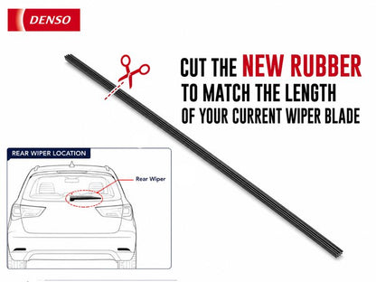 Denso Genuine rear wiper rubber replacement in Pakistan