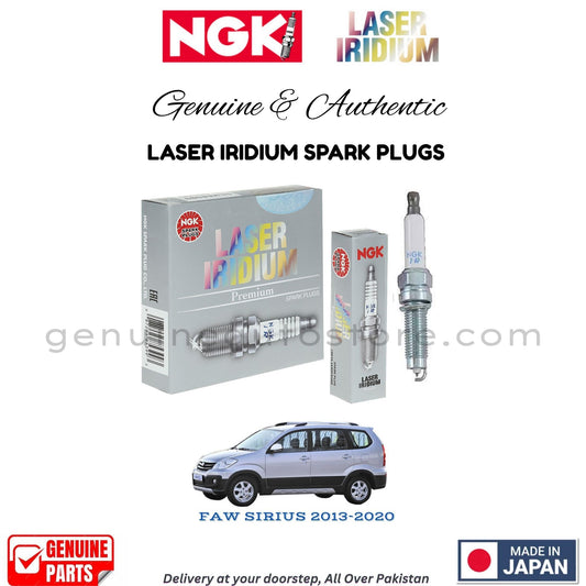 FAW SIRIUS 2013-2020 NGK LASER IRIDIUM SPARK PLUGS in Pakistan. 100% Genuine, Reliable, Best Price, Cash on Delivery Available