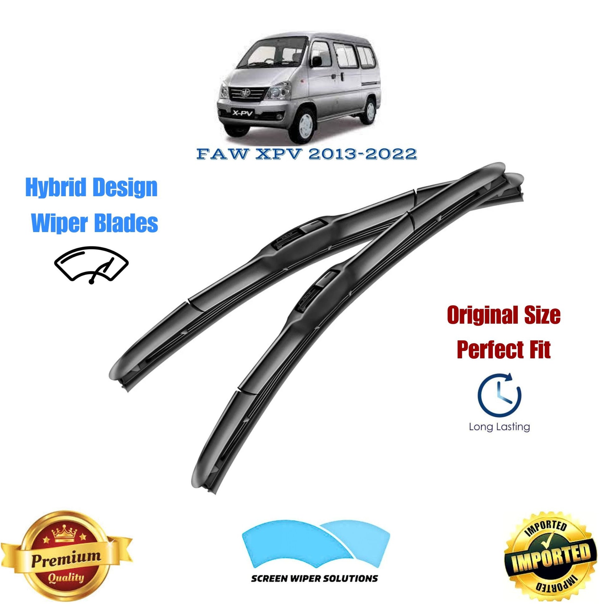 FAW XPV 2013-2022 Aero_Soft_Wiper_Blade_Set_in_Pakistan