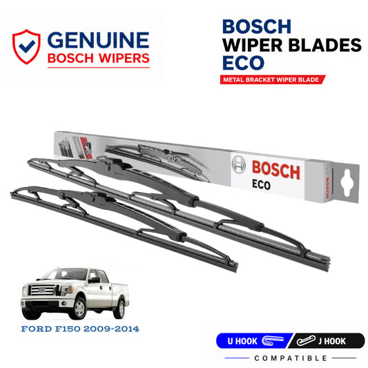 Bosch Genuine metal front wiper set for Ford F150 2009-2014, pair of two