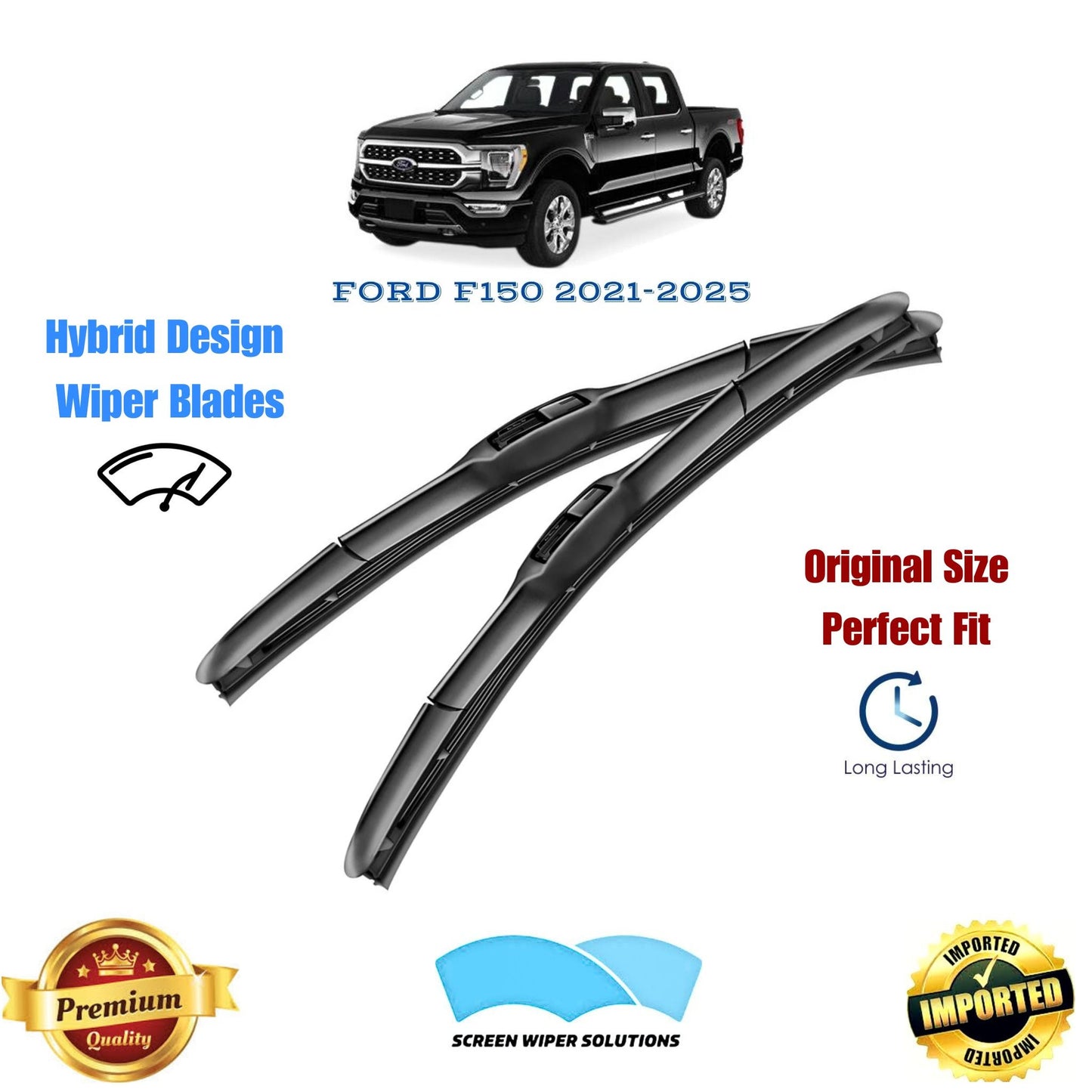 FORD F150 2021-2025 Aero_Soft_Wiper_Blade_Set_in_Pakistan
