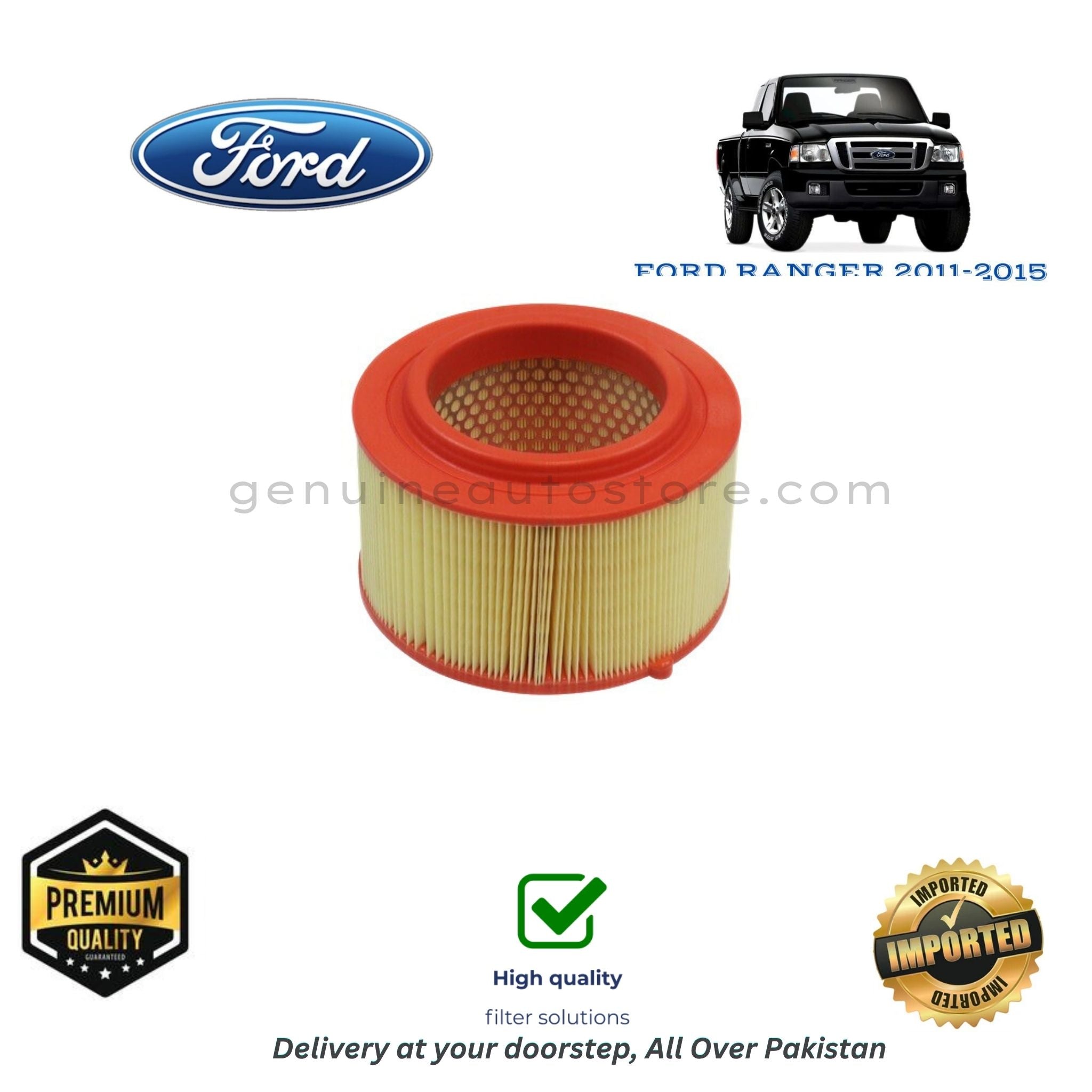 Buy Premium Quality Air Filter for FORD RANGER 2011-2015– Pakistan ...