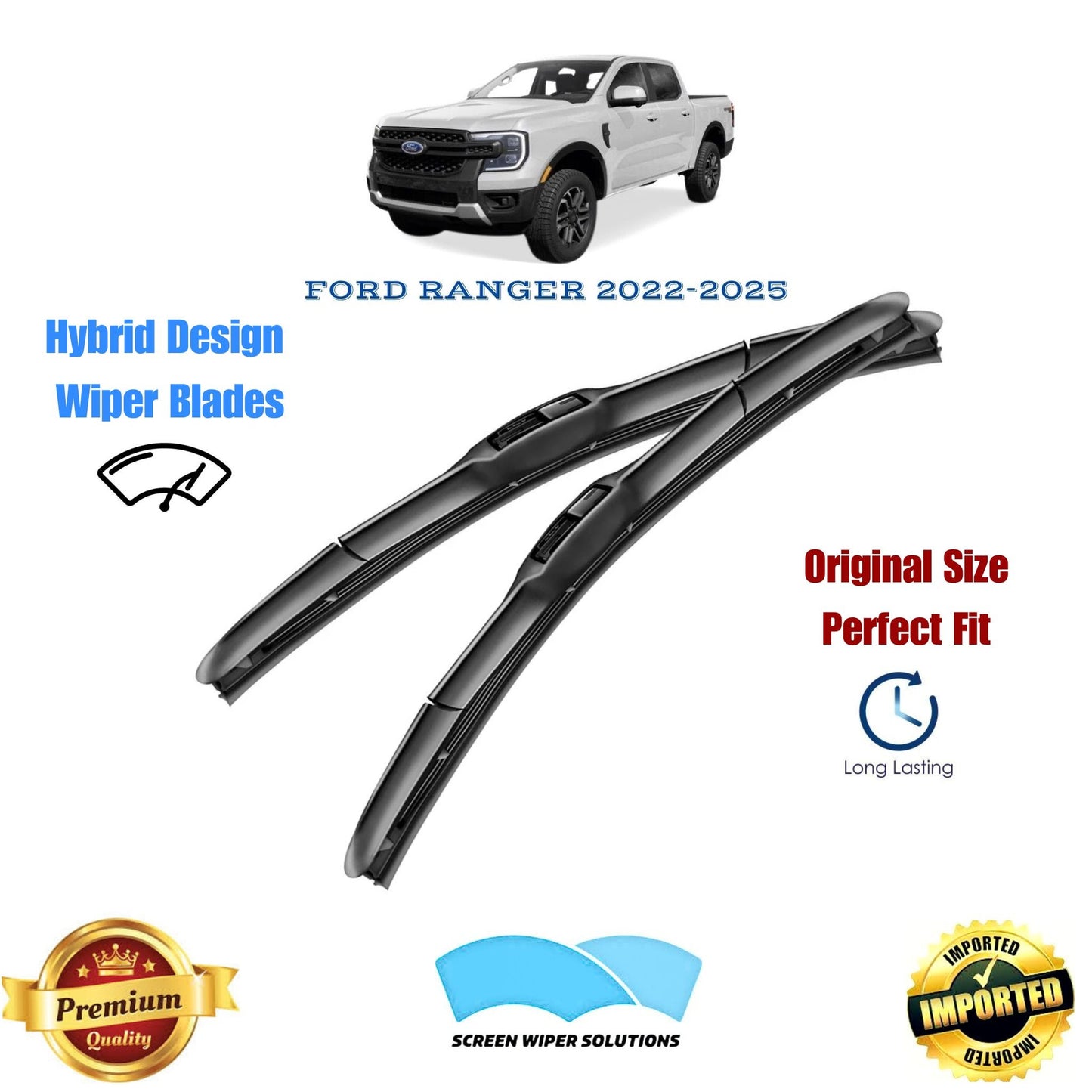 FORD RANGER 2022-2025 Aero_Soft_Wiper_Blade_Set_in_Pakistan