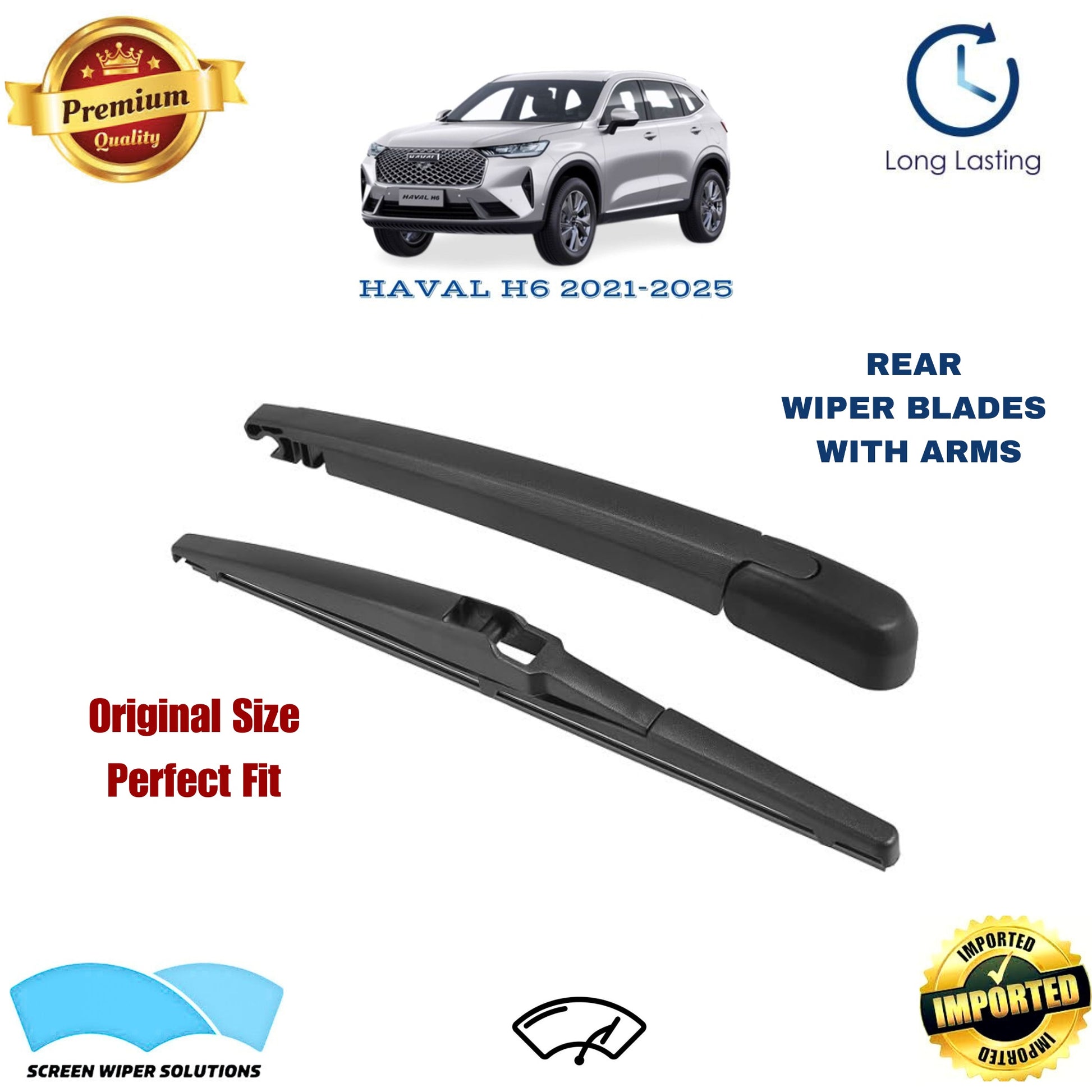 HAVAL H6 2021-2025 Rear Wiper Blade with Arm in Pakistan