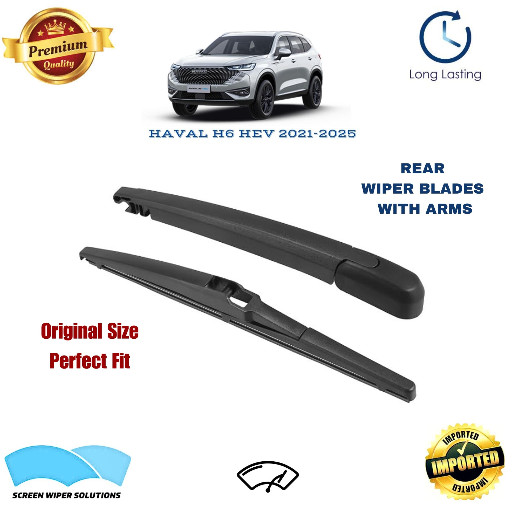 HAVAL H6 HEV 2021-2025 Rear Wiper Blade with Arm in Pakistan