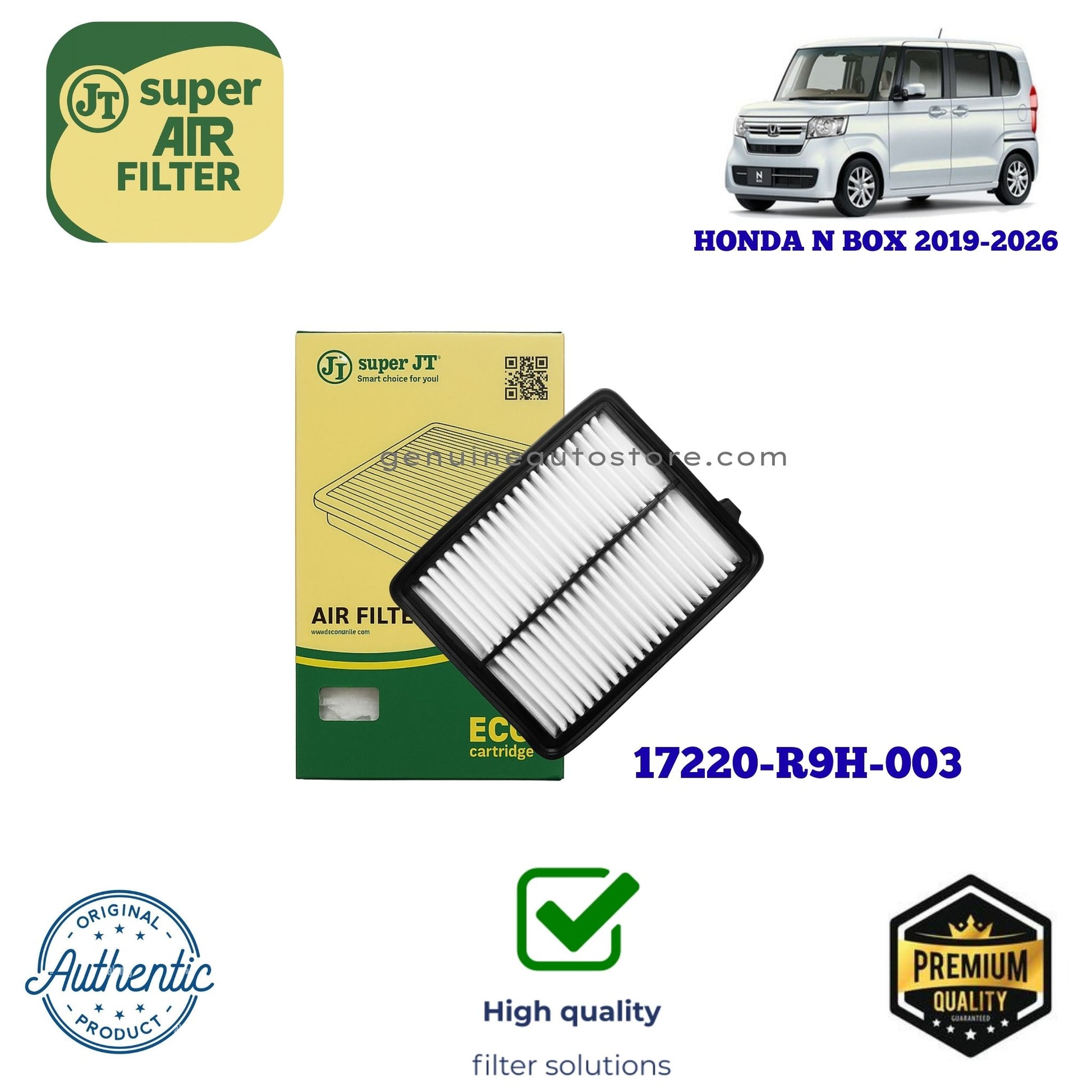HONDA N BOX 2019-2026 Air Filter Super JT 17220-R9H-003 in Pakistan