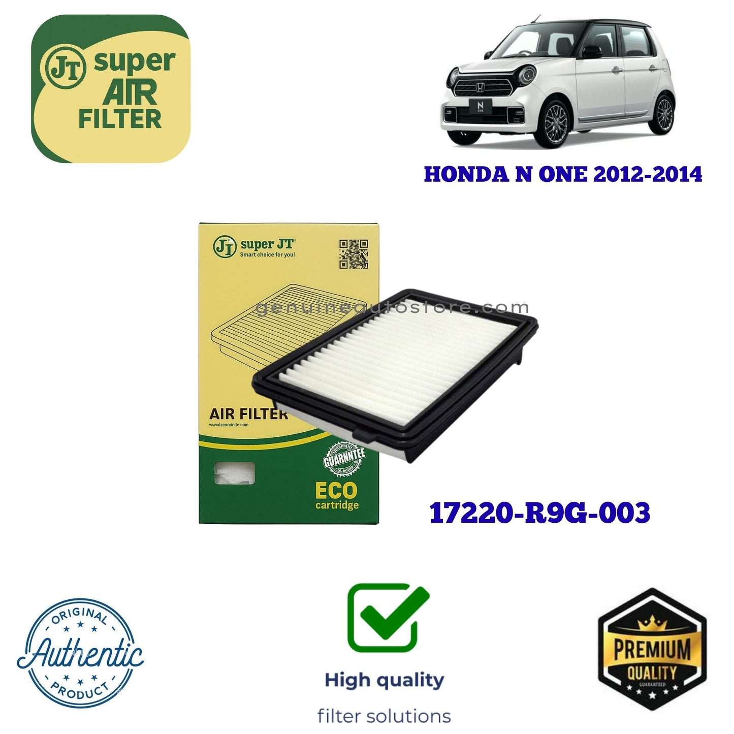 HONDA N ONE 2012-2014 Air Filter Super JT 17220-R9G-003 in Pakistan