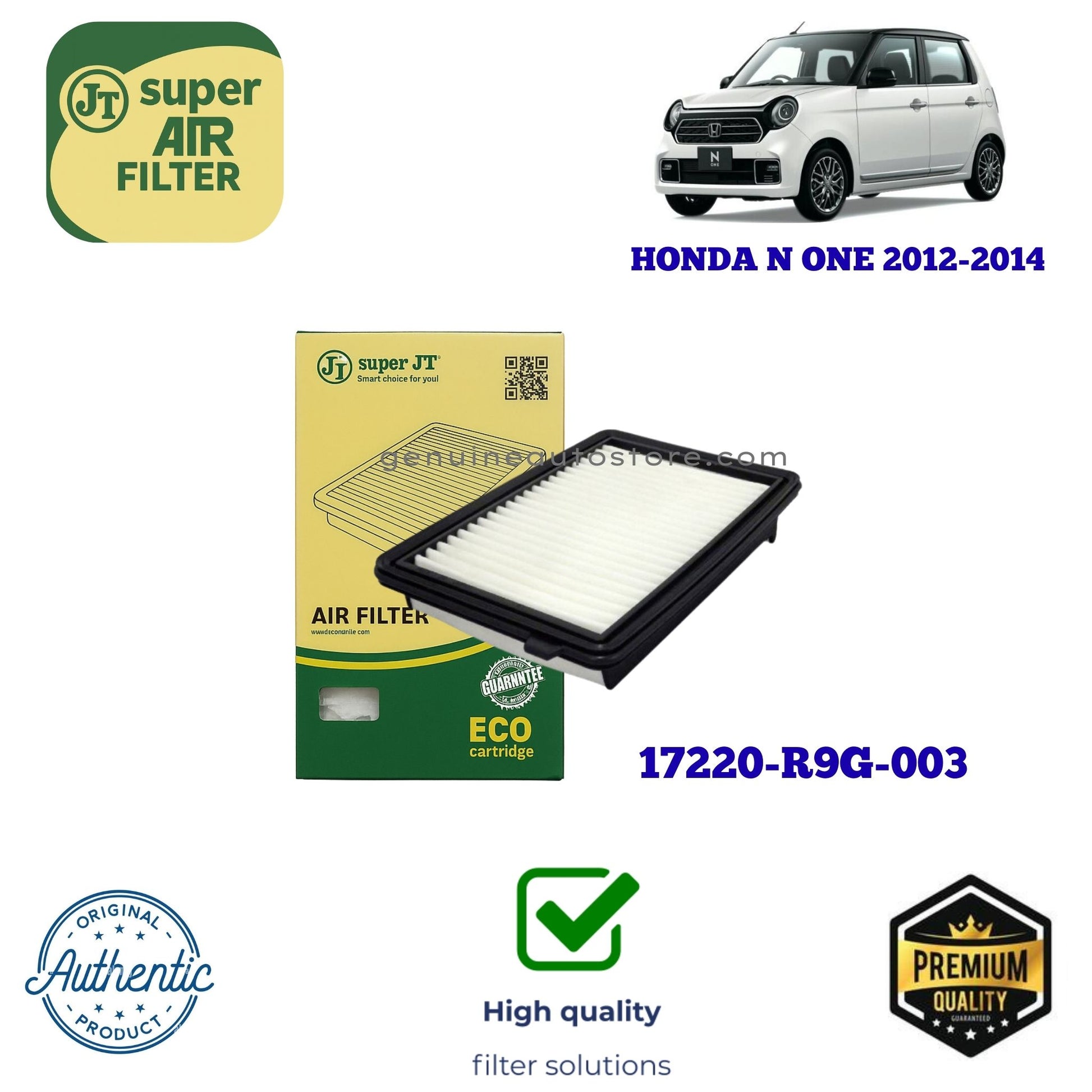 HONDA N ONE 2012-2014 Air Filter Super JT 17220-R9G-003 in Pakistan