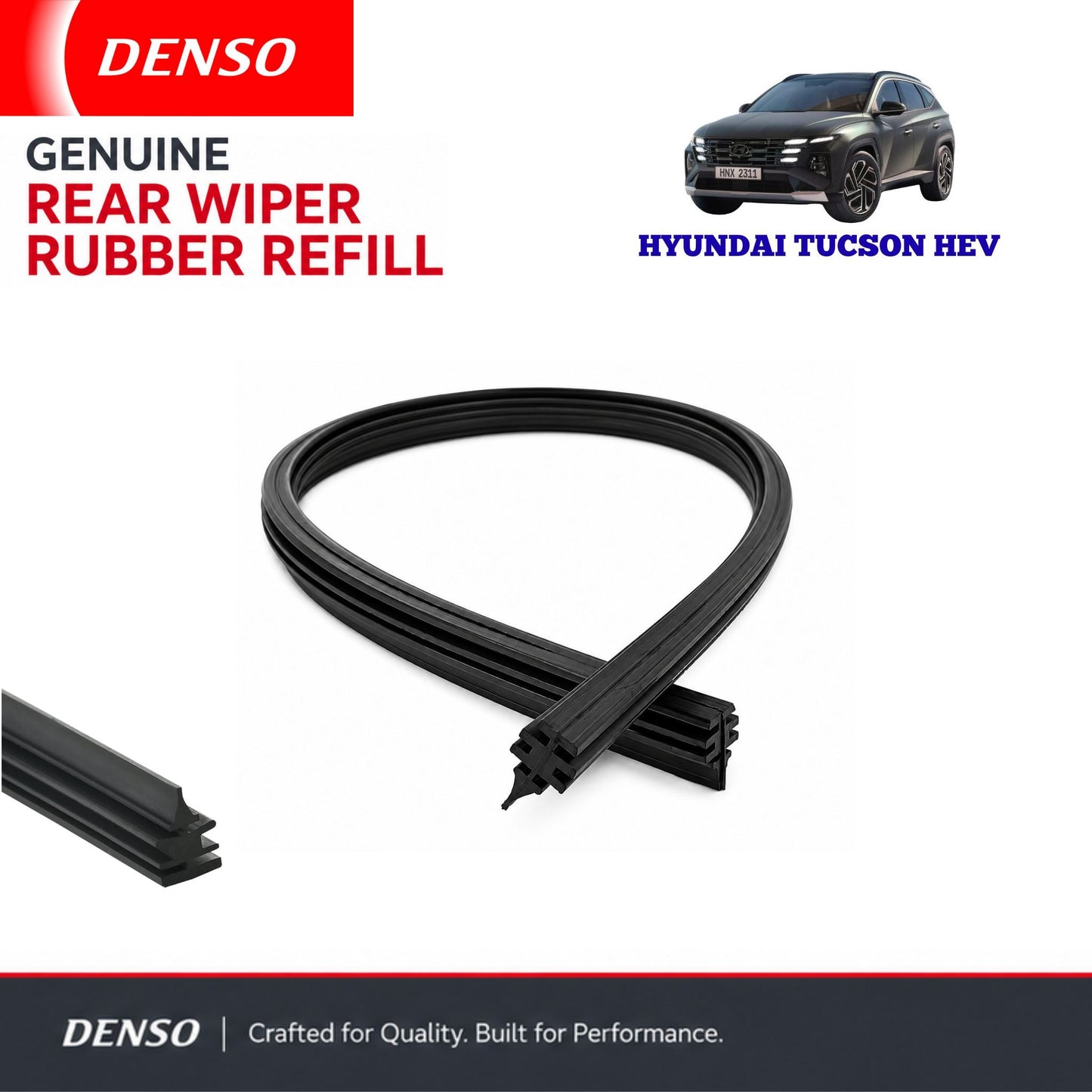 Denso Genuine rear wiper rubber for Hyundai Tucson HEV