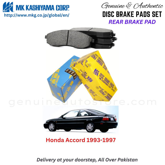 Honda Accord 1993-1997 Rear Brake Pads MK Japan in Pakistan. 100% Genuine, Reliable, Best Price, Cash on Delivery Available
